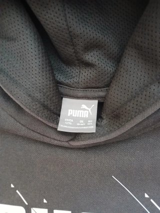 Jersey Puma Negra Talla 13-14 Años