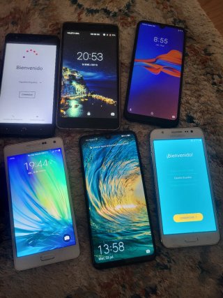 Lote de moviles para piezas
