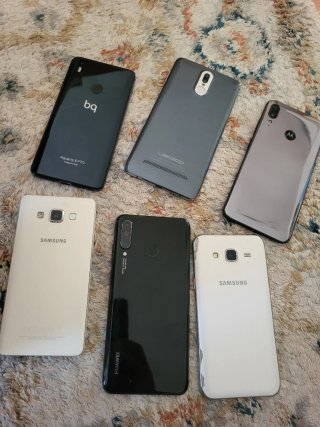 Lote de moviles para piezas