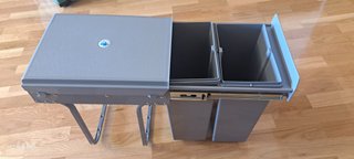 Cubos Basura Bajo Fregadero 2x10L. A estrenar