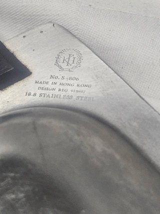 Vassoio Portata Diviso Legno Metallo