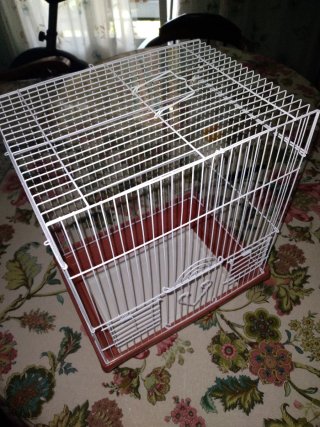 Jaula grande para pájaros sin usar