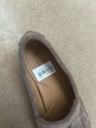 Mocasines niño piel borlas T.35 nuevos