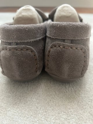 Mocasines niño piel borlas T.35 nuevos