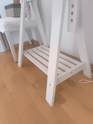 Escritorio Ikea Cristal y Madera