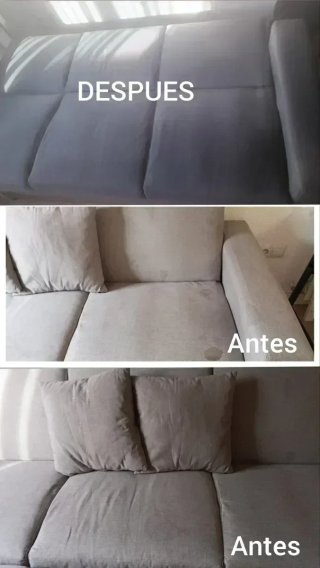 Limpieza de sofa
