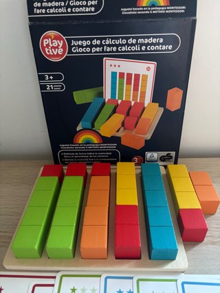 Juego de cálculo madera Play Tive