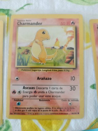 Set 3 Cartas Pokémon Base Set: Ponyta, Growlithe,