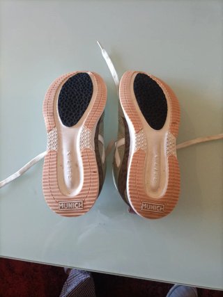 Zapatillas Munich Verdes y Rosas