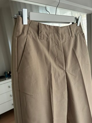 Pantalón recto Lefties beige