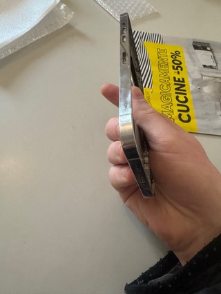 Scocca iPhone 12 Pro Max Argento Danneggiata