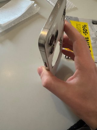 Scocca iPhone 12 Pro Max Argento Danneggiata