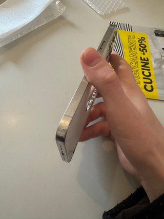 Scocca iPhone 12 Pro Max Argento Danneggiata