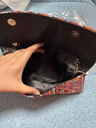 Bolso Clutch Étnico con Cadena Nuevo