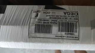 Puerta lacada blanca 82 cm