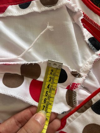 Traje Flamenca Lunares Blanco, Rojo y negro