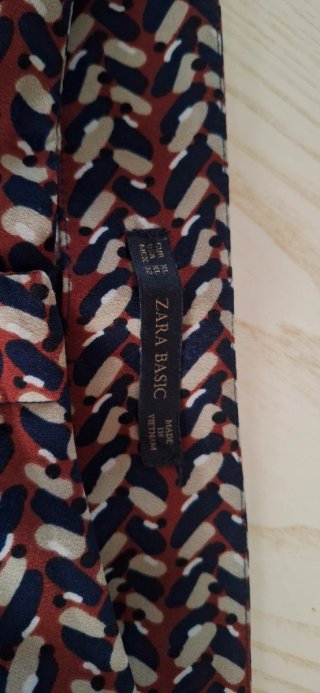 Zara Pantalone Sigaretta XL Macro Spigato
