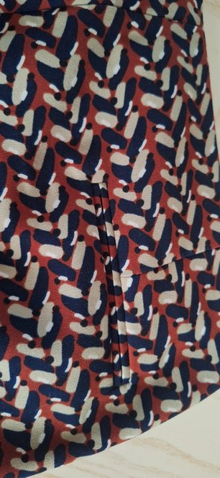 Zara Pantalone Sigaretta XL Macro Spigato