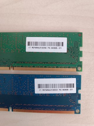 2x 2GB DDR3 RAM 1600MHz Samsung
