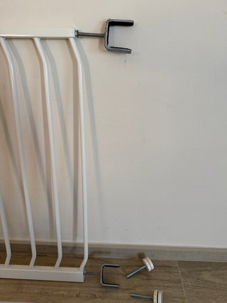 Barandilla de seguridad blanca