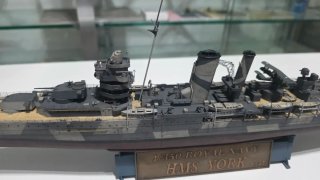 Maqueta HMS York 1:350