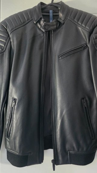 Chaqueta efecto piel