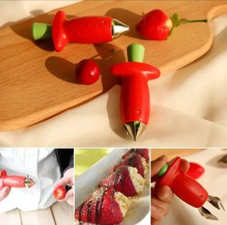 Cortador de Fresas y Pelador