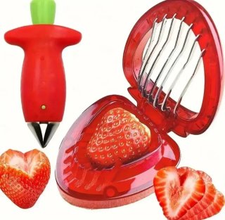Cortador de Fresas y Pelador