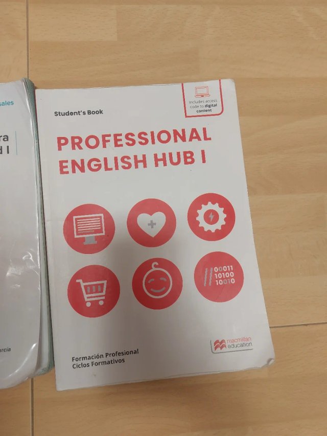 Libros de electricidad,IPE y english hub 1