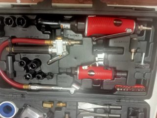 Juego de herramientas neumaticas
