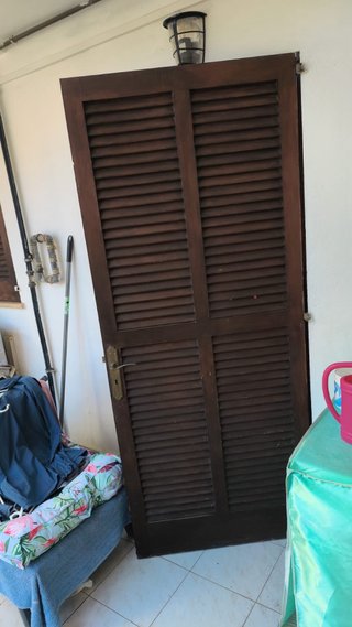 Puerta mallorquina madera maciza