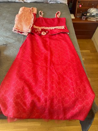 Conjunto fiesta El Corte Inglés rojo