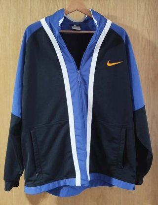 Sudadera Nike Vintage Negra y Azul