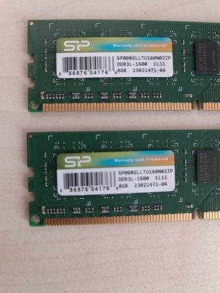 RAM DDR3 16GB (2x8GB) 1600MHz CL11