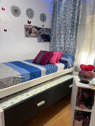 Cama Nido de 90x190cm + 3 cajones y 2 colchones