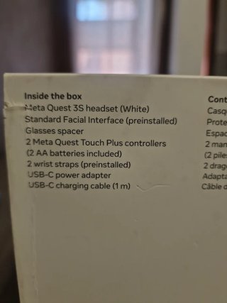 Meta Quest 3S 256GB Nuovo sigillato mai aperto