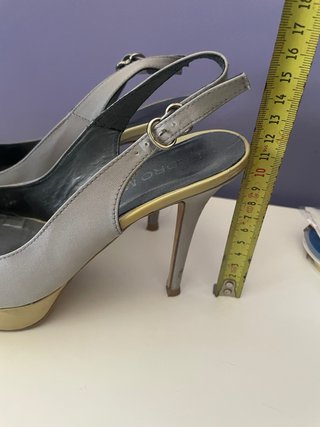 Zapatos Pedro Miralles Tacón Gris Perla