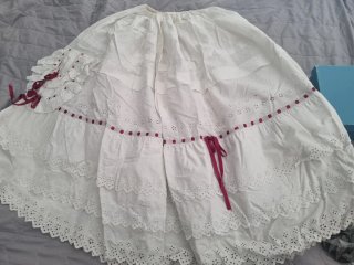 Enagua Fallera Blanca