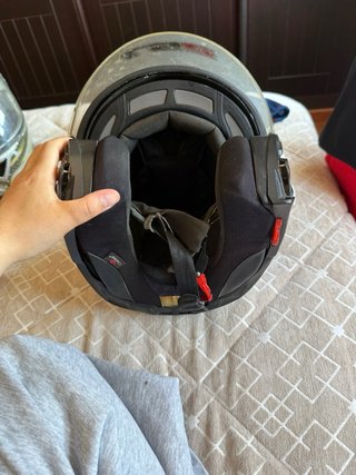 Casco de moto LS2 blanco