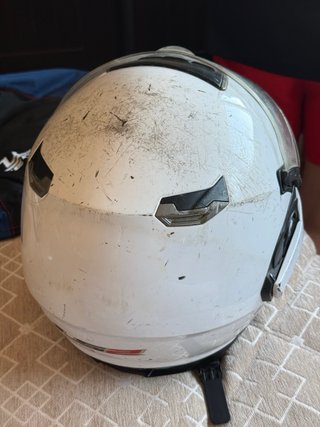 Casco de moto LS2 blanco