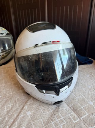 Casco de moto LS2 blanco