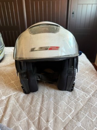 Casco de moto LS2 blanco