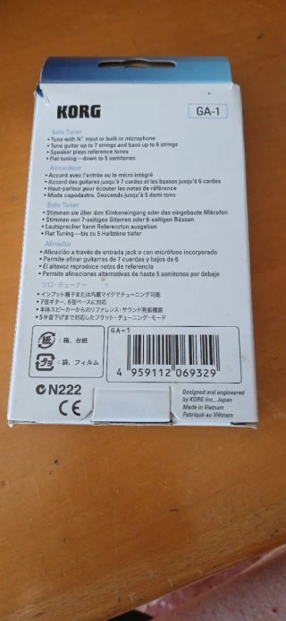 Afinador Korg GA-1 Guitarra/Bajo
