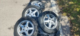 Llantas Honda Civic/Jazz 14 con neumáticos