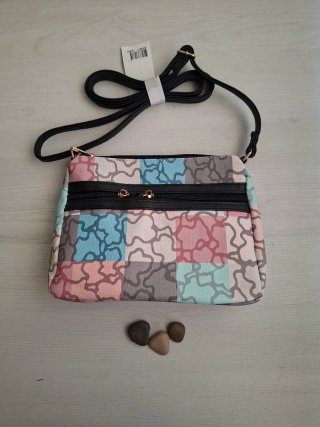 Bolso bandolera estampado
