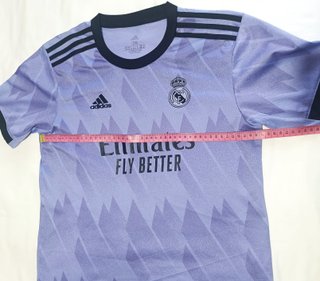 Camiseta Real Madrid Lila 2022/23 – Talla XS