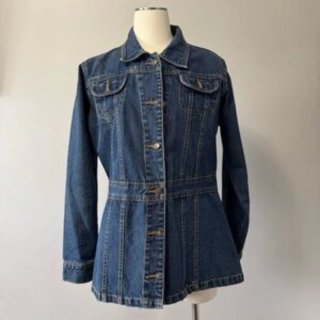 Chaqueta tejana vintage mujer