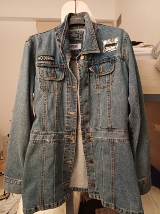 Chaqueta tejana vintage mujer