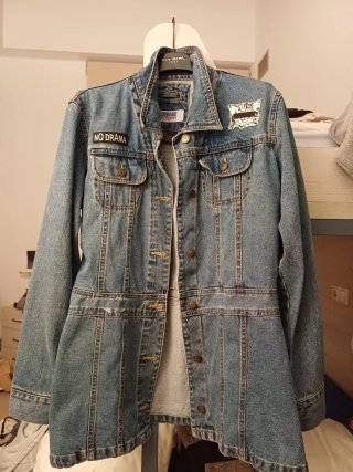 Chaqueta tejana vintage mujer