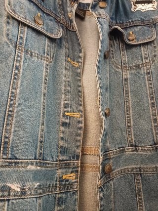 Chaqueta tejana vintage mujer